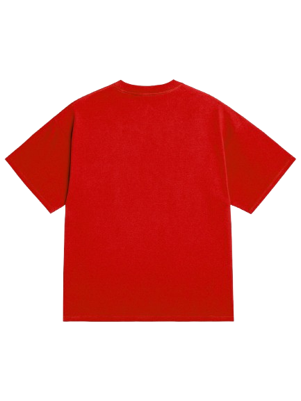 Premium Red Streetwear Oversized T-Shirt By Sinthrone