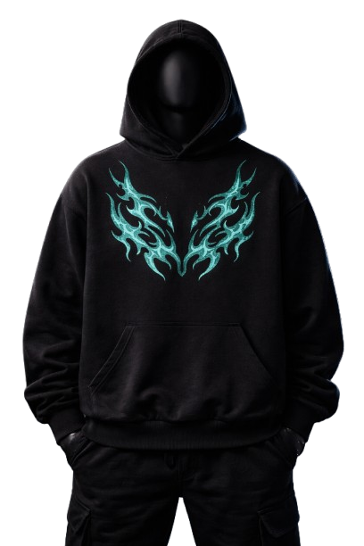 Icefire Streetwear Oversized Hoodie By Sinthrone