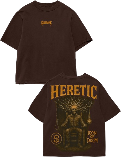 Heretic Streetwear Oversized T-Shirt By Sinthrone