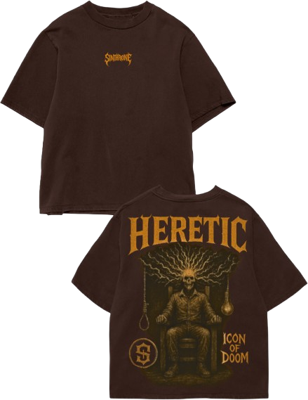 Heretic Streetwear Oversized T-Shirt By Sinthrone