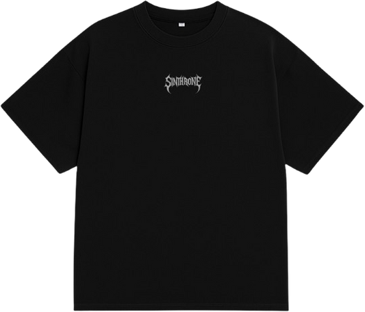 Premium Black Streetwear Oversized T-Shirt By Sinthrone