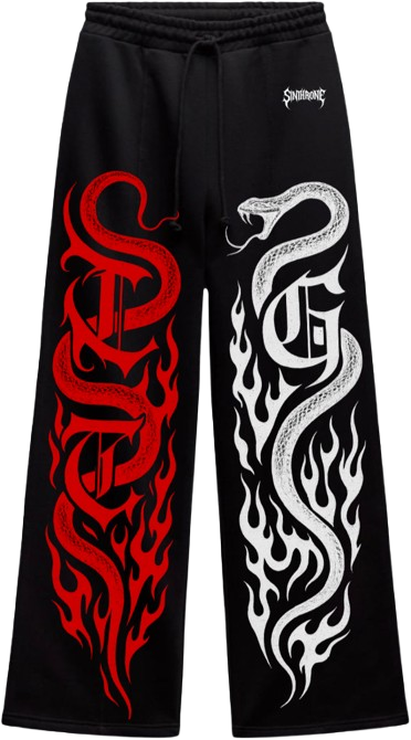 Twinbane Viper Straight Fit Baggy Pants By Sinthrone Official