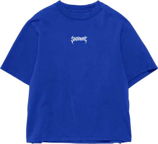Premium Blue Streetwear Oversized T-Shirt By Sinthrone