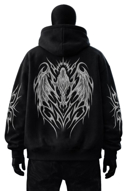 Valkyric Ascendant Oversized Hoodie By Sinthrone