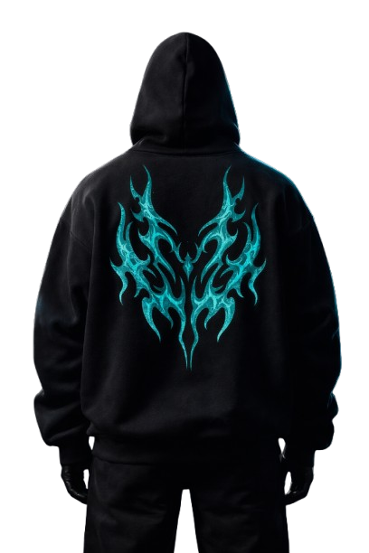 Icefire Streetwear Oversized Hoodie By Sinthrone