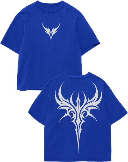 Blue Revenant Streetwear Oversized T-Shirt By Sinthrone