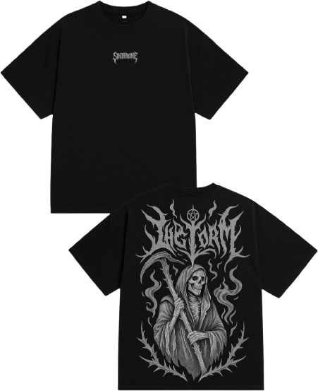 Dark Harvest Streetwear Oversized T-Shirt By Sinthrone