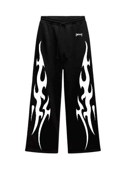 Arctic Veins Straight Fit Baggy Pants By Sinthrone