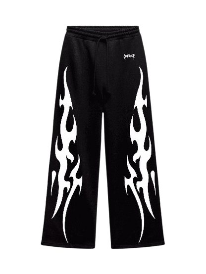Arctic Veins Straight Fit Baggy Pants By Sinthrone